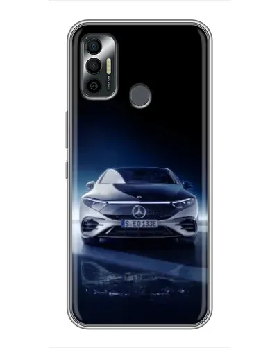 Чохол для TECNO Spark 7P з картинкою «Нічний Mercedes EQ»
