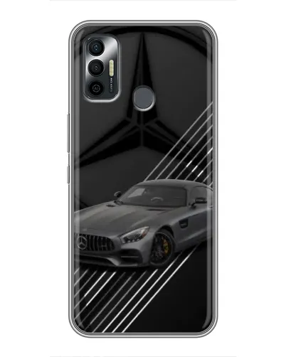 Чохол для TECNO Spark 7P з картинкою «Mercedes AMG — графіка»