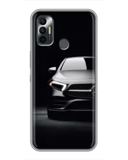 Чохол для TECNO Spark 7P з картинкою «Світло фар Mercedes»