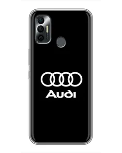 Чохол для TECNO Spark 7P з картинкою «Класичне лого Audi»