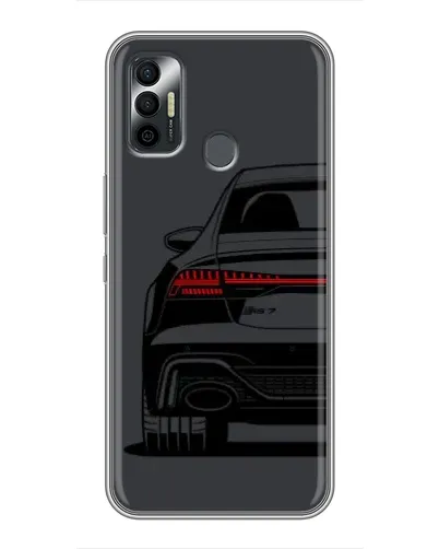 Чохол для TECNO Spark 7P з картинкою «Задня частина Audi — арт»