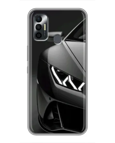 Чохол для TECNO Spark 7P з картинкою «Lamborghini фари деталізація»
