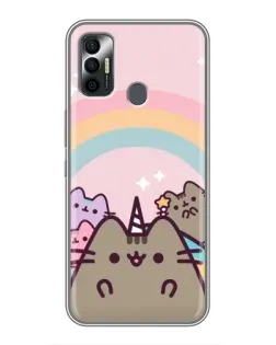 Чохол для TECNO Spark 7P з картинкою «Єдиноріг Pusheen» Чохол для TECNO Spark 7P з картинкою «Єдиноріг Pusheen»