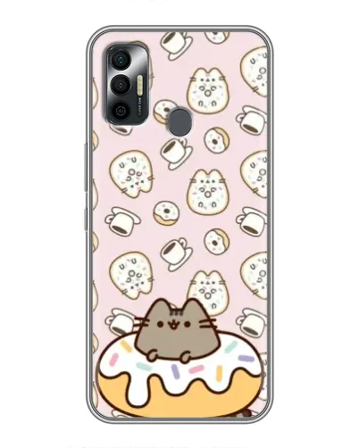Чохол для TECNO Spark 7P з картинкою «Пушин на пончику» Чохол для TECNO Spark 7P з картинкою «Пушин на пончику»
