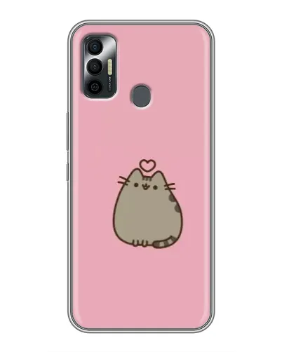 Чохол для TECNO Spark 7P з картинкою «Pusheen серце» Чохол для TECNO Spark 7P з картинкою «Pusheen серце»
