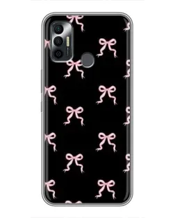 Чохол для TECNO Spark 7P з картинкою «Бант-квітка»