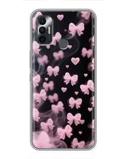 Чохол для TECNO Spark 7P з картинкою «Неонове мереживо»