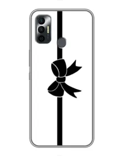 Чохол для TECNO Spark 7P з картинкою «Вертикальний бант»