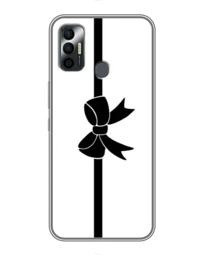 Чохол для TECNO Spark 7P з картинкою «Вертикальний бант»