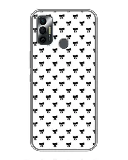Чохол для TECNO Spark 7P з картинкою «Міні-бантики»