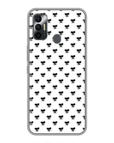 Чохол для TECNO Spark 7P з картинкою «Міні-бантики»