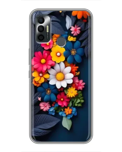 Чохол для TECNO Spark 7P з картинкою «Квіткова феєрія» Чохол для TECNO Spark 7P з картинкою «Квіткова феєрія»