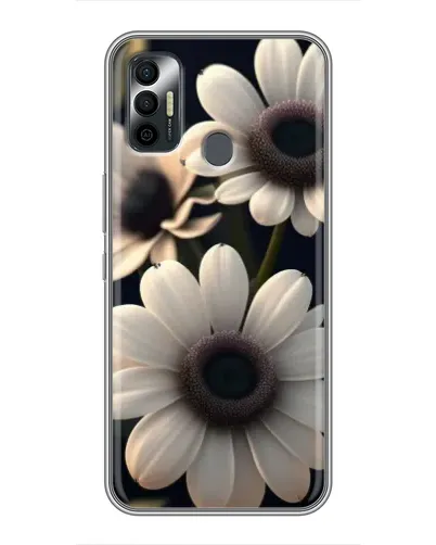 Чохол для TECNO Spark 7P з картинкою «Білі маргаритки макро» Чохол для TECNO Spark 7P з картинкою «Білі маргаритки макро»