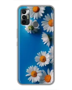 Чохол для TECNO Spark 7P з картинкою «Білосніжні маргаритки» Чохол для TECNO Spark 7P з картинкою «Білосніжні маргаритки»