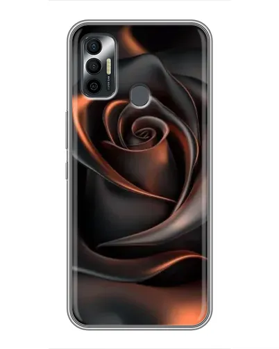 Чохол для TECNO Spark 7P з картинкою «Шовкова чорна троянда» Чохол для TECNO Spark 7P з картинкою «Шовкова чорна троянда»