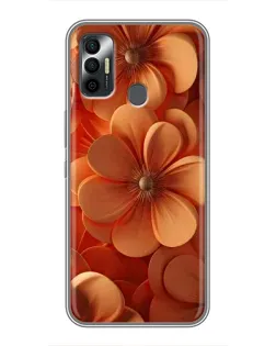 Чохол для TECNO Spark 7P з картинкою «Помаранчева макро квітка» Чохол для TECNO Spark 7P з картинкою «Помаранчева макро квітка»