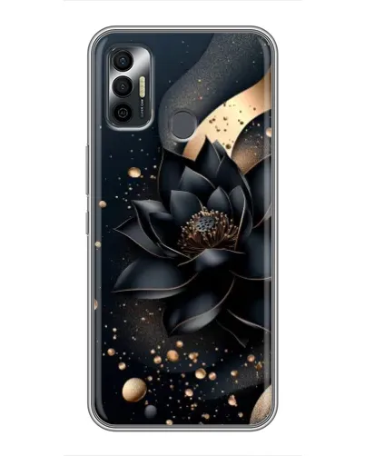 Чохол для TECNO Spark 7P з картинкою «Чорний лотос» Чохол для TECNO Spark 7P з картинкою «Чорний лотос»