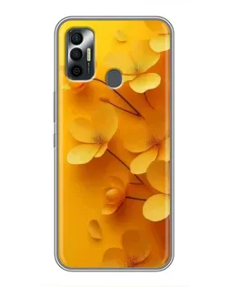 Чохол для TECNO Spark 7P з картинкою «Золоті пелюстки» Чохол для TECNO Spark 7P з картинкою «Золоті пелюстки»