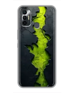 Чохол для TECNO Spark 7P з картинкою «Салатовий розлом скелі» Чохол для TECNO Spark 7P з картинкою «Салатовий розлом скелі»