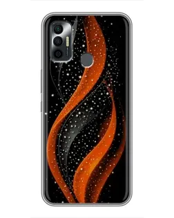 Чохол для TECNO Spark 7P з картинкою «Вогняна зоряна хвиля» Чохол для TECNO Spark 7P з картинкою «Вогняна зоряна хвиля»