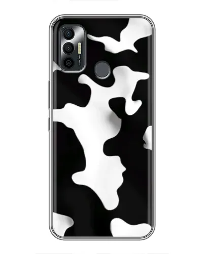 Чохол для TECNO Spark 7P з картинкою «Чорно-біла пляма»