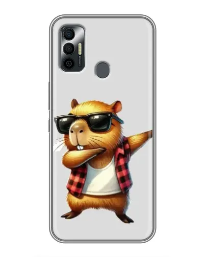 Чохол для TECNO Spark 7P з картинкою «Капібара репер даб» Чохол для TECNO Spark 7P з картинкою «Капібара репер даб»