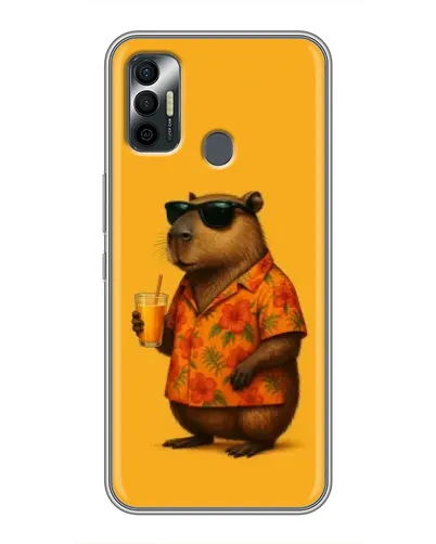 Чохол для TECNO Spark 7P з картинкою «Капібара на відпочинку» Чохол для TECNO Spark 7P з картинкою «Капібара на відпочинку»