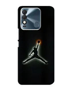 Чехол для TECNO Spark 8 с картинкой «Jordan Gradient Logo»