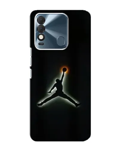 Чехол для TECNO Spark 8 с картинкой «Jordan Gradient Logo»