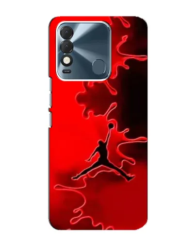 Чехол для TECNO Spark 8 с картинкой «Jordan Red Smoke»