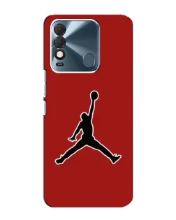 Чехол для TECNO Spark 8 с картинкой «Jordan Red Back»