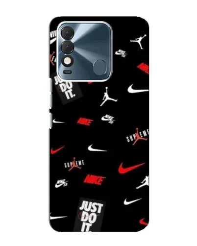 Чехол для TECNO Spark 8 с картинкой «Nike Mix Pattern»