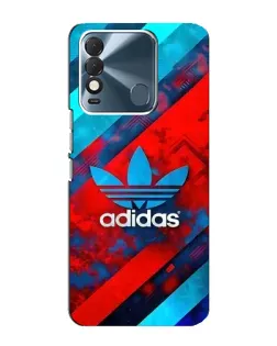 Чехол для TECNO Spark 8 с картинкой «Абстракция Adidas»