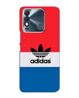 Чехол для TECNO Spark 8 с картинкой «Ретро блоки Adidas»