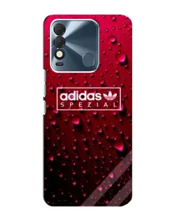 Чехол для TECNO Spark 8 с картинкой «Adidas Gold Marble»