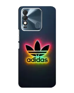 Чехол для TECNO Spark 8 с картинкой «Неоновый Adidas»