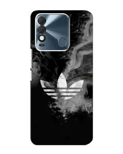 Чехол для TECNO Spark 8 с картинкой «Абстрактный дым Adidas»