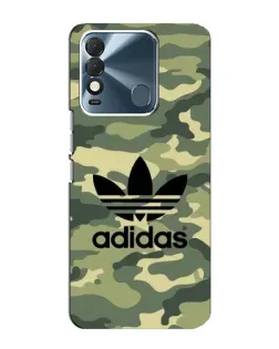Чехол для TECNO Spark 8 с картинкой «Милитари стиль Adidas»