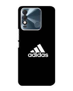 Чехол для TECNO Spark 8 с картинкой «Черная классика Adidas»