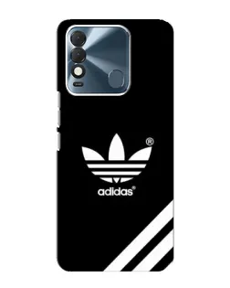 Чехол для TECNO Spark 8 с картинкой «Adidas с диагональными полосами»