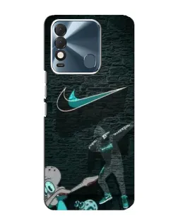 Чехол для TECNO Spark 8 с картинкой «Спортивный арт Nike»