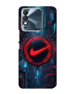 Чехол для TECNO Spark 8 с картинкой «Техногенный стиль Nike»
