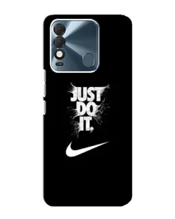 Чехол для TECNO Spark 8 с картинкой «Текстовый принт Nike»