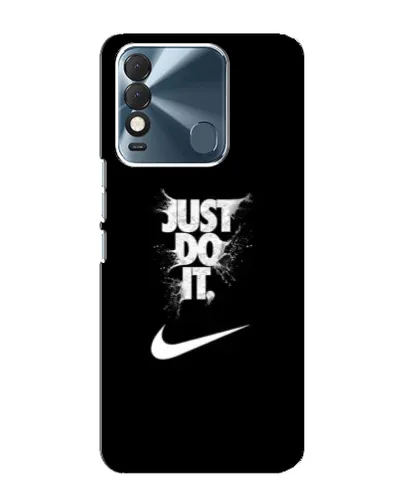 Чехол для TECNO Spark 8 с картинкой «Текстовый принт Nike»
