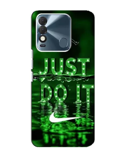 Чехол для TECNO Spark 8 с картинкой «Зеленый неоновый Nike»