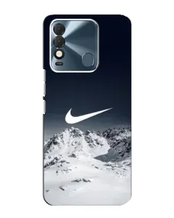 Чехол для TECNO Spark 8 с картинкой «Nike — зимние горы»