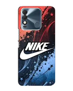 Чехол для TECNO Spark 8 с картинкой «Градиентный принт Найк»
