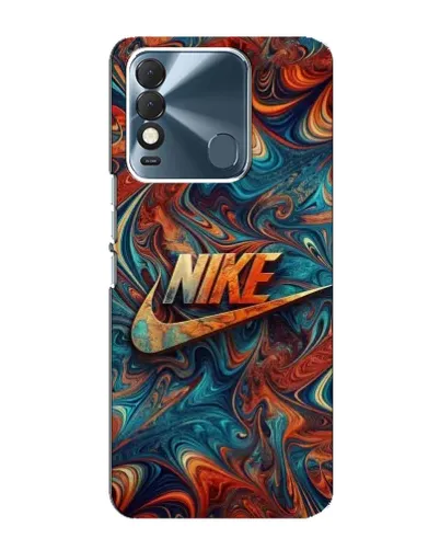 Чехол для TECNO Spark 8 с картинкой «Nike в абстракции»