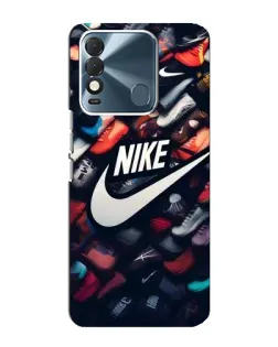 Чехол для TECNO Spark 8 с картинкой «Коллекция кроссовок Nike»