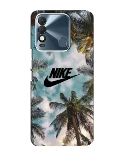 Чохол для TECNO Spark 8 з картинкою «Тропічний принт Nike»